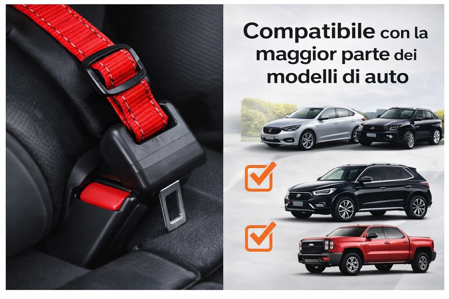 Cintura di Sicurezza Auto per Cani® – Controllo Totale & Anti-Strappo Certificato™ | Nuova Pets