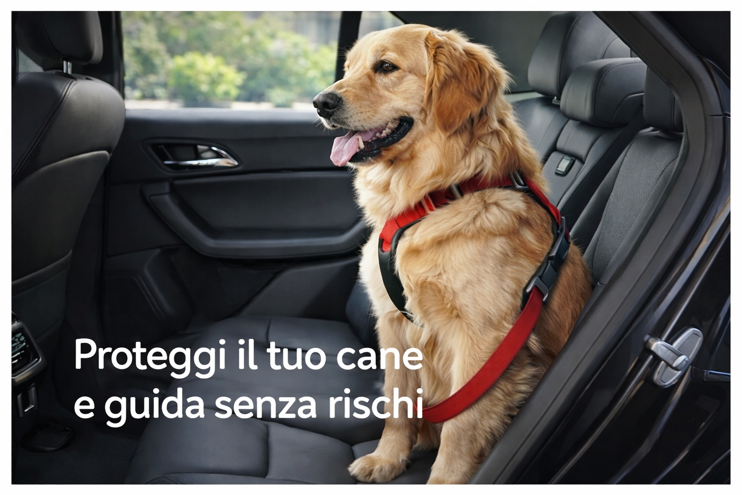 Cintura di Sicurezza Auto per Cani® – Controllo Totale & Anti-Strappo Certificato™ | Nuova Pets